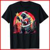 Santazilla Japanese Monster Kaiju Dinosaur Christmas Black Cotton T-Shirt Unisex T-Shirt