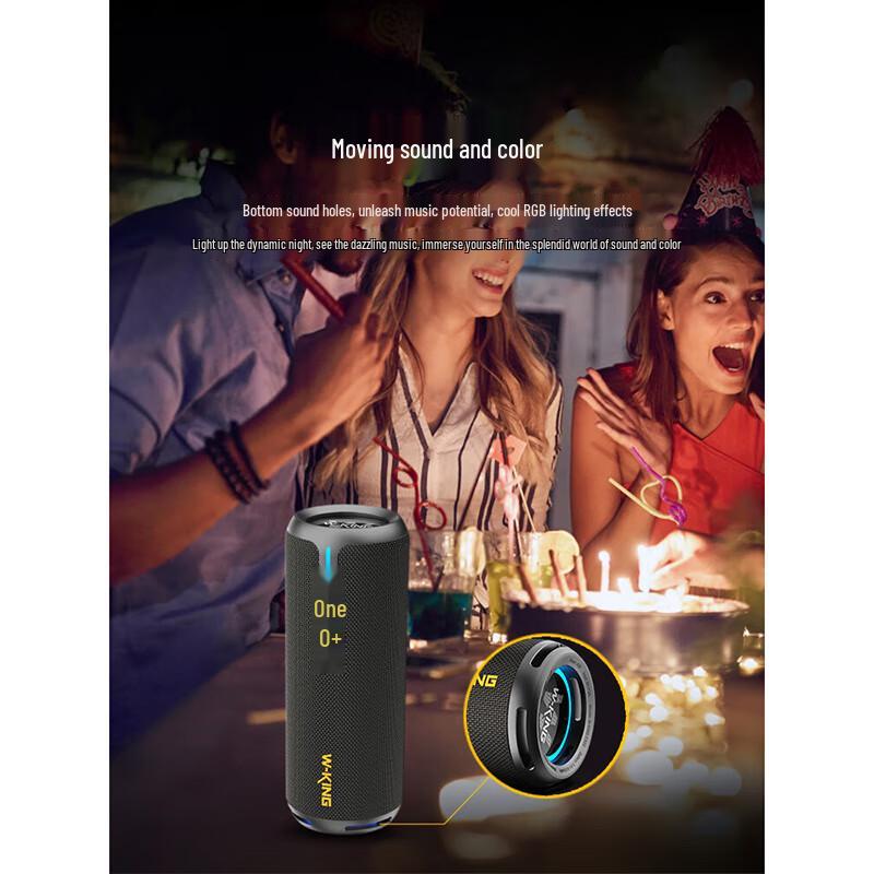 W-King D320 Outdoor Portable Bluetooth Speaker CN Plug (adapter Included)