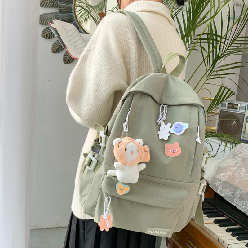 Rucksack Leichtgewicht Mädchen Große Kapazität Süßer Lässiger Rucksack Grundschule Reise Schule Sekundarstufe Koreanischer Rucksack