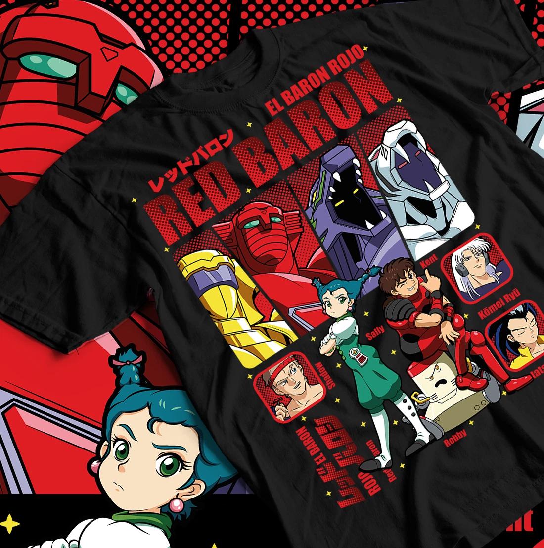 Baron rojo Shirt EL BARON ROJO SERIGRAFIA FONDO anime Shirt XL