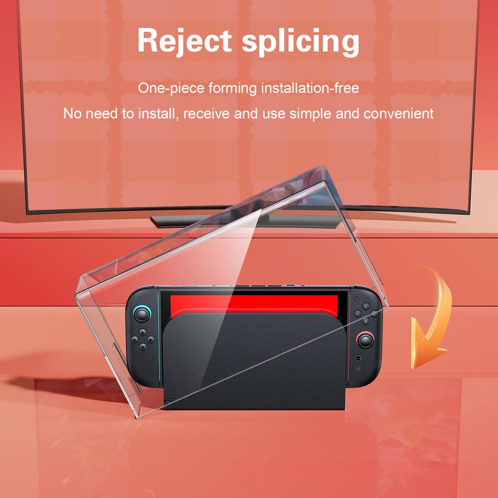 Acrylic Dust Cover For Switch2 Game Console Dustproof Waterproof Transparent Acrylic Hard Covers Game Shell Case Accessories