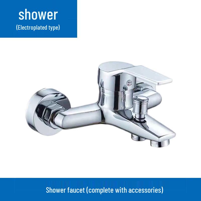 VEMUSE Yasi Series Concealed Black Copper Shower Mixer Faucet