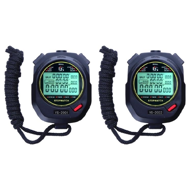 Stopwatch Gesplitste Herinneringen Digitale Sport Stopwatch Timer Scheidsrechter Digitale Stopwatch
