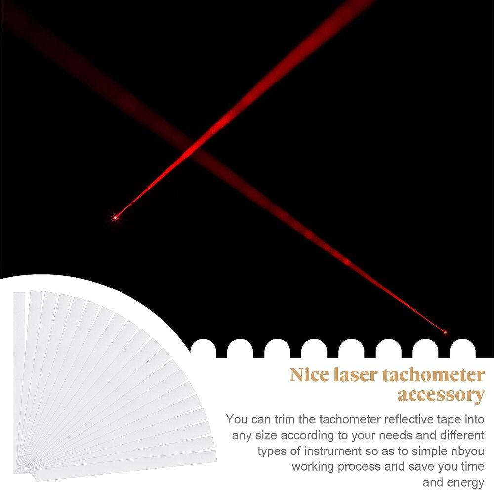 20Pcs Non-Contact Reflective Stickers  Reflective Paper  Digital Rpm Meterstickers Speedometer