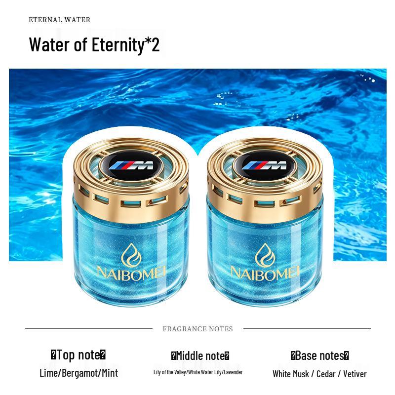 Car Air Freshener for BMW 1, 3, 5, 6, 7 Series & X1-X6 Models - Solid Perfume Cup Holder Ornament