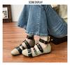 2025 spring and summer new French belt buckle single shoes women's outer wear advanced sense versatile casual shoes soft sole not tired feet