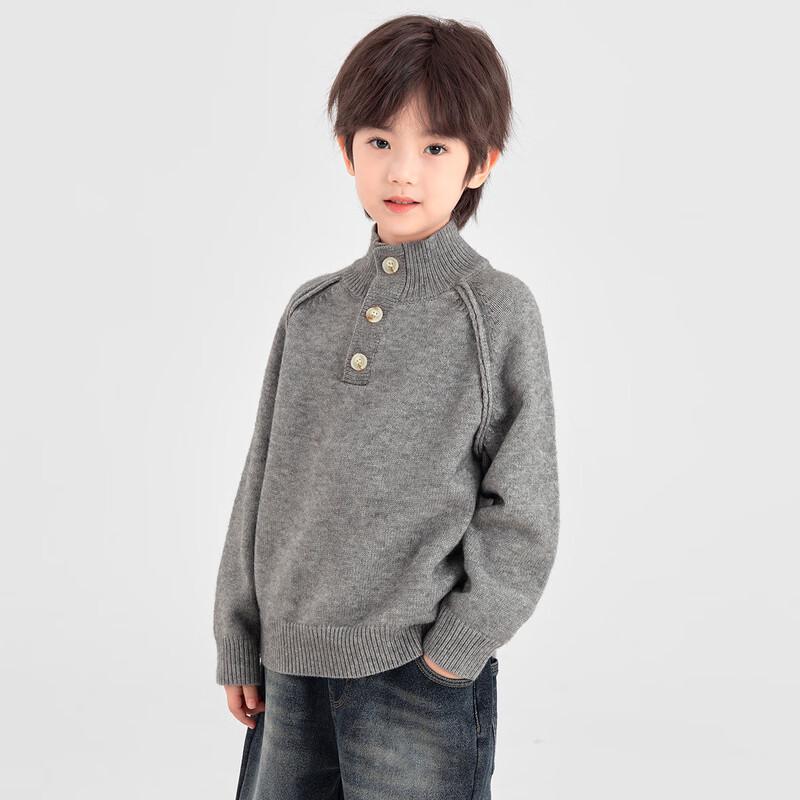 Duoduojia Boys Casual Pullover Knit Sweater 130