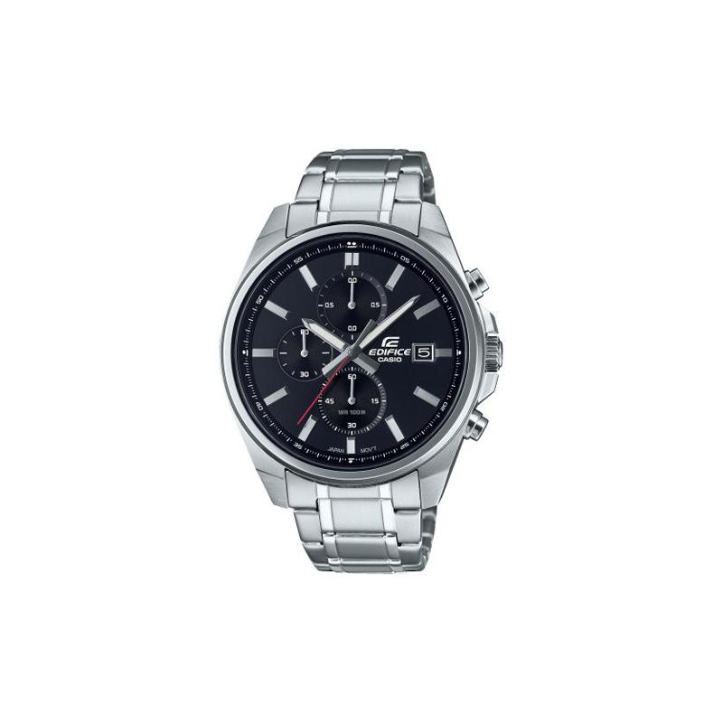 

Casio EDIFICE series EFV-610 series simple casual fashion waterproof quartz movement stainless steel strap Japanese and Korean watch EFV-610D-1AVUEF синій