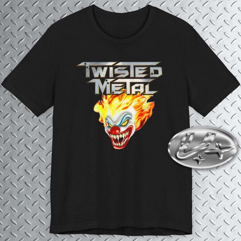 Sweettooth kids T-Shirt, Twisted M. Shirt, Ps1 Classic Video Game Tee, Gaming Aesthetic Shirt 90s Game Y2k Style 100