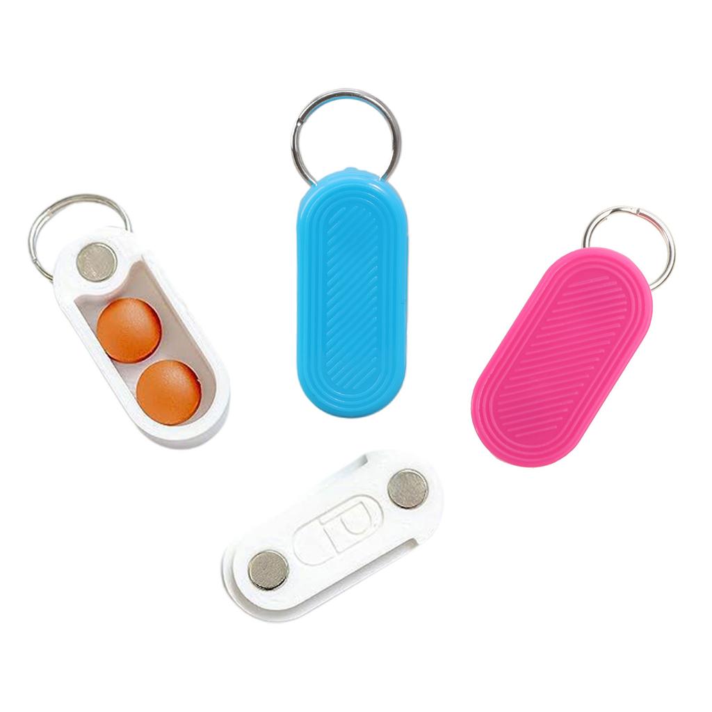 Durable Pills Box Dispenser Keychain Organizer Portable Pills Holders Case Keyring for Outdoor Travel Camping Keyholder