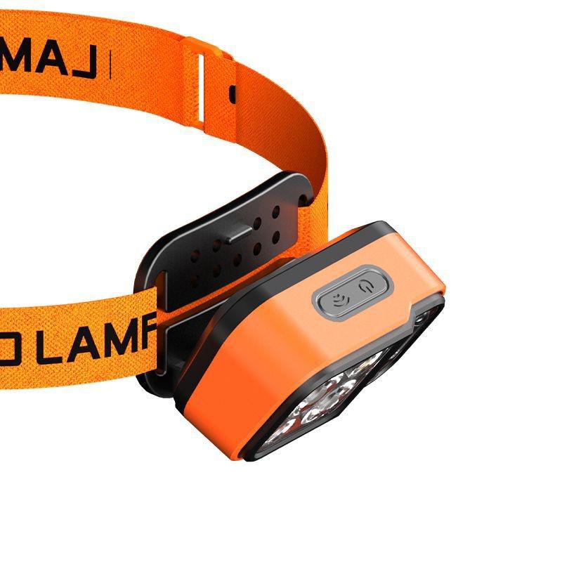 Lightweight Multi-Source Outdoor Running & Fishing Headlamp with Long Battery Life & Digital Display