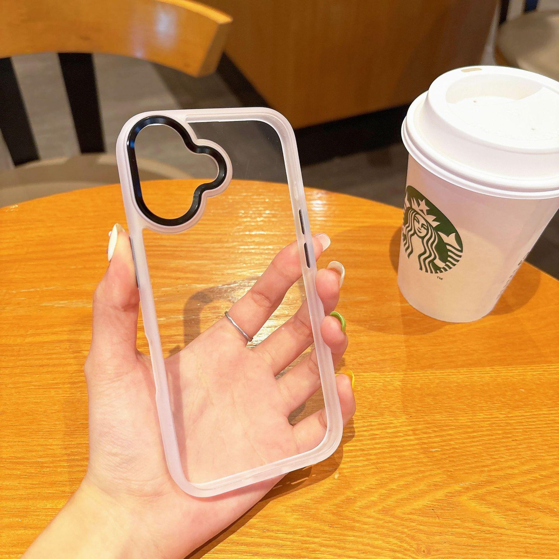 

HD Clear Acrylic iPhone 16 Pro Max Case with Metal Lens & Drop-Protection iPhone 16