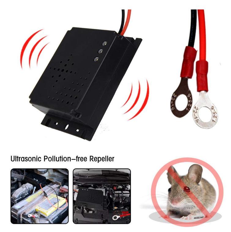 Ultrasonic Electronic Car Rodent Repeller - In Stock