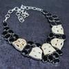 Cameo, Spinel Gemstone Handmade 925 Sterling Silver Jewelry Necklace 18" G6l85
