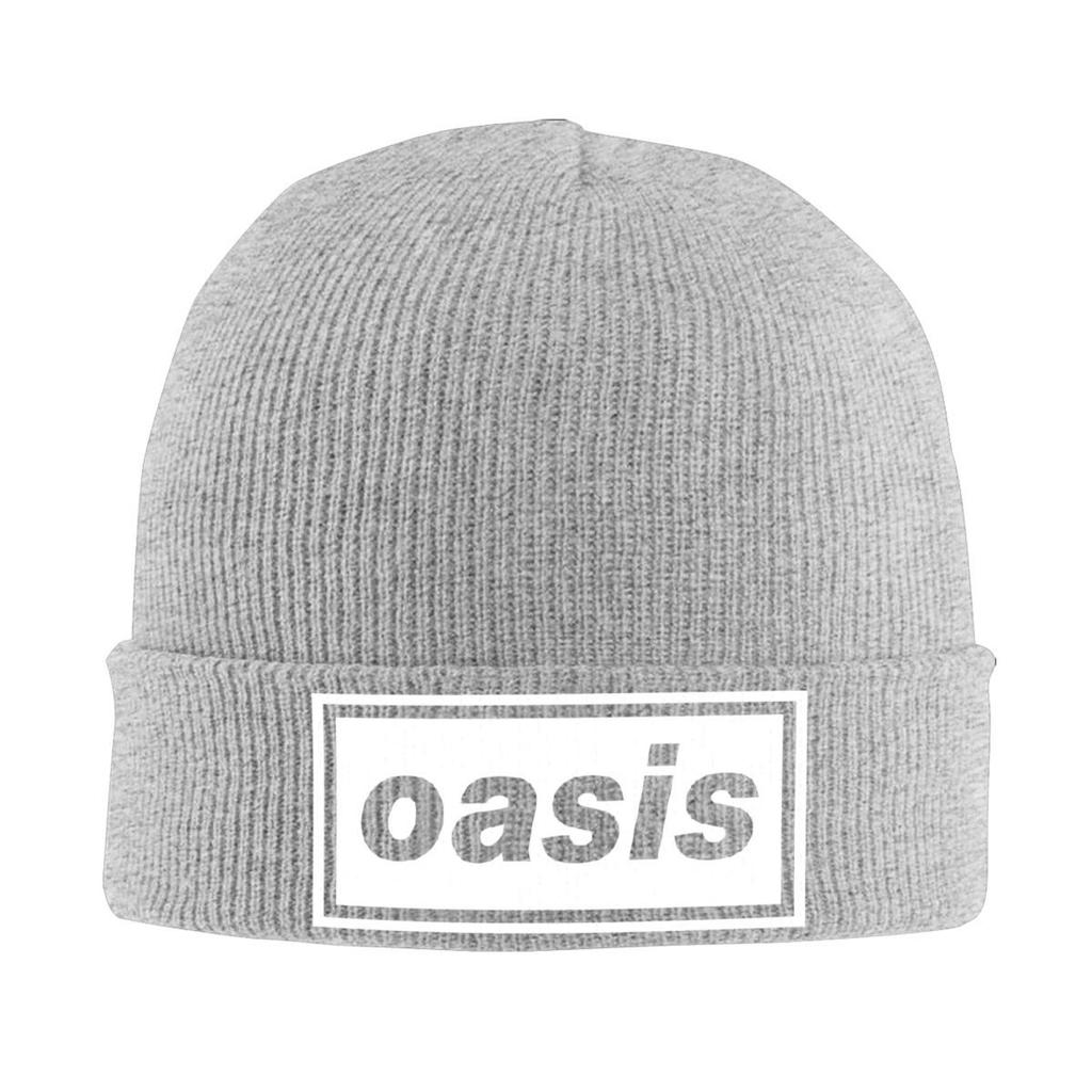 O-Oasis Logo Knitted Hat Women's Men's Beanies Winter Hats Acrylic Hip Hop Caps