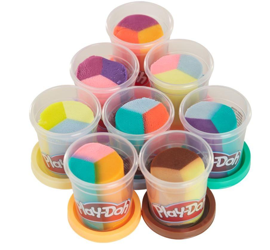 Hasbro PlayDoh Frisuren-Set Kreiere deine Traumfrisuren mit bunten