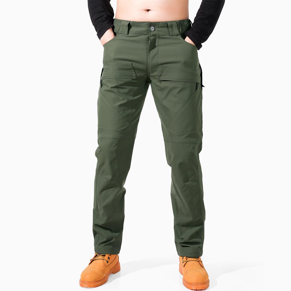 

Мужские быстросохнущие брюки для активного отдыха с несколькими карманами - Повседневные, модные и удобные для путешествий. 4XL армия зеленый