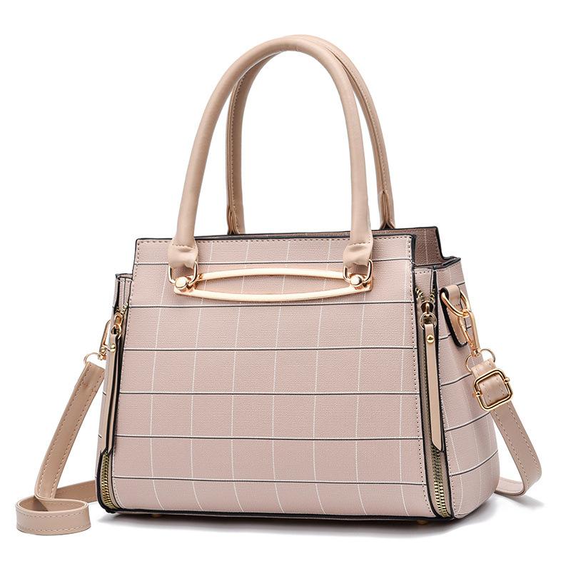 Fashionable Women's Bag Plaid Tote Bag Handbag Versatile Shoulder Bag Crossbody Bag Trendy