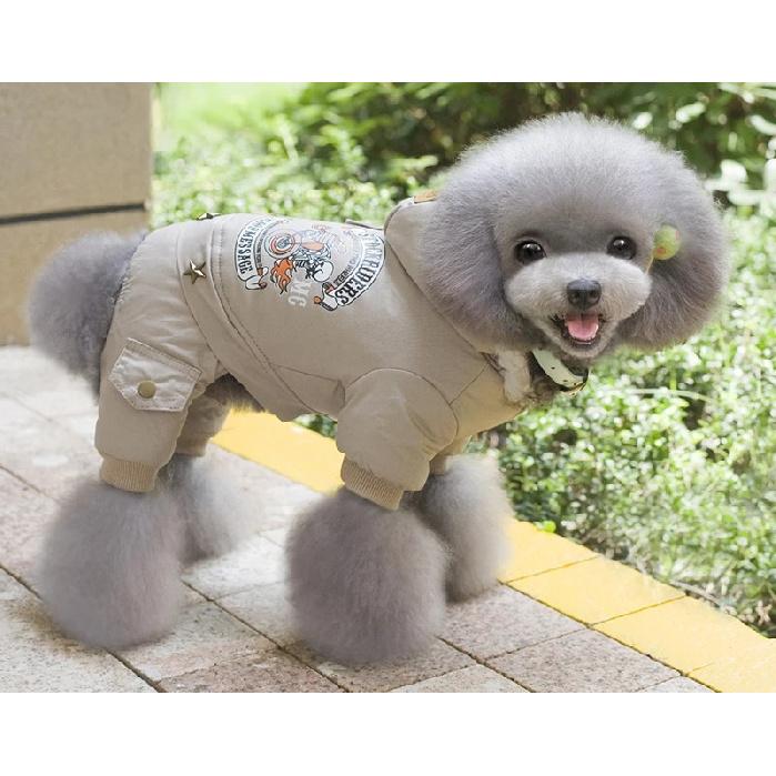 Kleidung für kleine Hunde Herbst Winter Warm Puppy Haustier Hund Mantel Jacke Mode mit Kapuze Chihuahua Yorkie Overalls Kleidung für Hunde