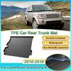 Car Trunk Mats For Land Rover Discovery 4 L319 LR4 2010-2016 TPE Carpet Storage Pad Waterproof Cargo Tray Cushions Accessories