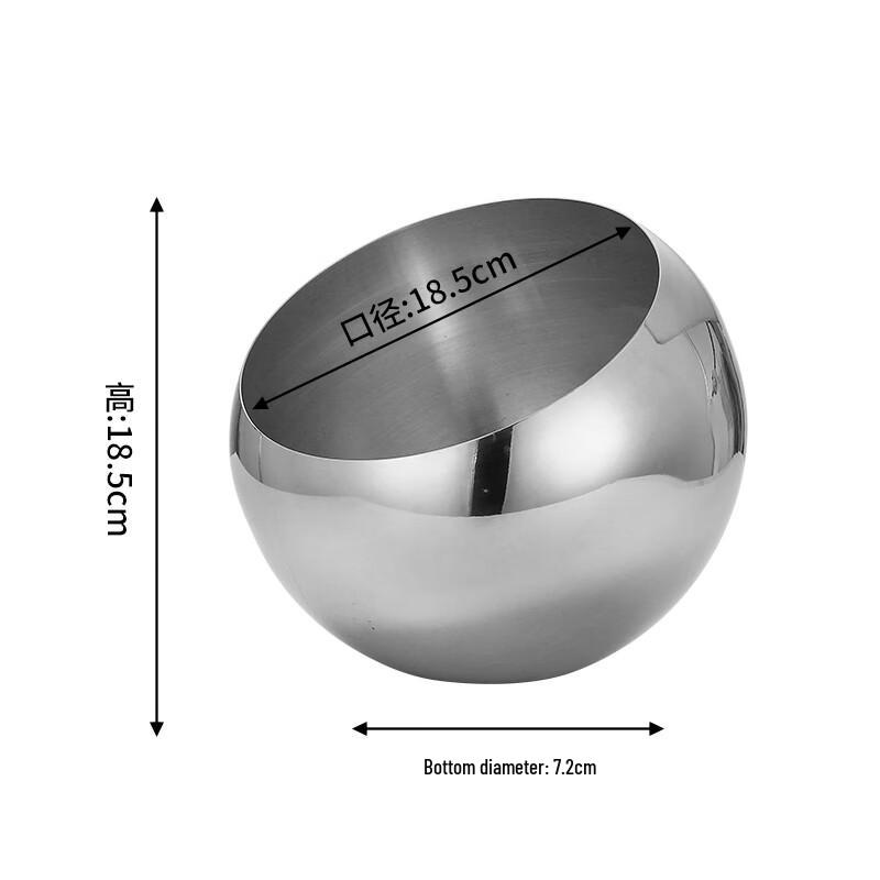 Qianxing Stainless Steel Slanted Sauce & Seasoning Bowls