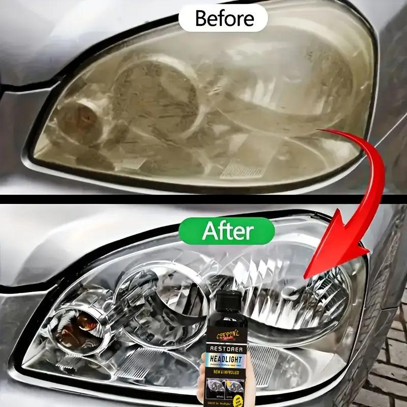 CEKPINL Car Headlight Cleaner: Repairs, removes scratches, and brightens headlights with PE material.