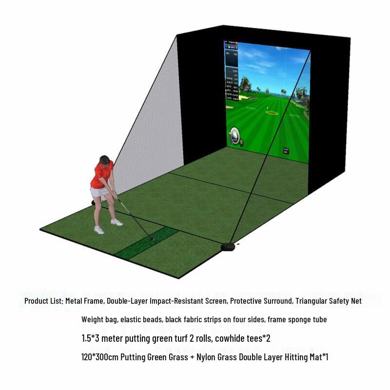ZOCO Golf Simulator Hitting Screen CN plug (adapter included)