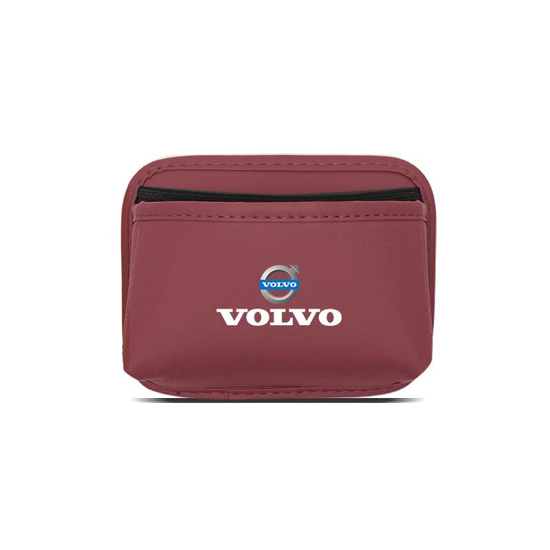 PU Leather Car Storage Organizer Bag Pocket For Volvo Xc60 XC40 EX40 Xc90 S60 S90 EX30 V40 V60 V50 V90 S80 C40 V70 XC70 C30 EX90