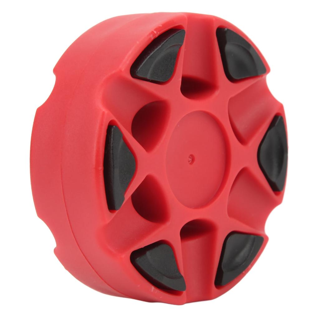 Hockey Puck Dense Texture Glossy Flat Easy Sliding Plastic Roller Hockey Puck for Daily Skating TrainingRed