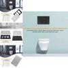 Geberit Sigma 20 Alpha 15 Delta 21 Modern Minimalistisch WC-Spülplatte Stilvolles Design Mit Handdrucksteuerung