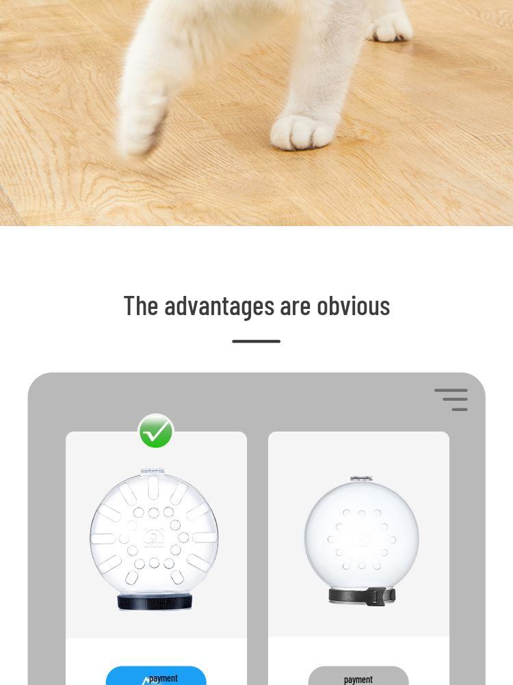 Cat Space Helmet Safety Headgear - Anti-Bite Elizabeth Collar for Pets