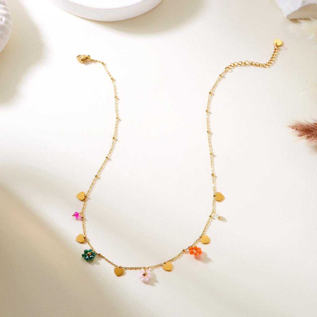 Fruitinspired Stainless Steel Necklace Collection With Multilayer Chains For Summer Fashion Accessories