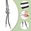 Delicate Bolo Tie for Man Western Cowgirls Metal Necktie Carnivals Costume Jewelery for Adult Teen Western Necklace