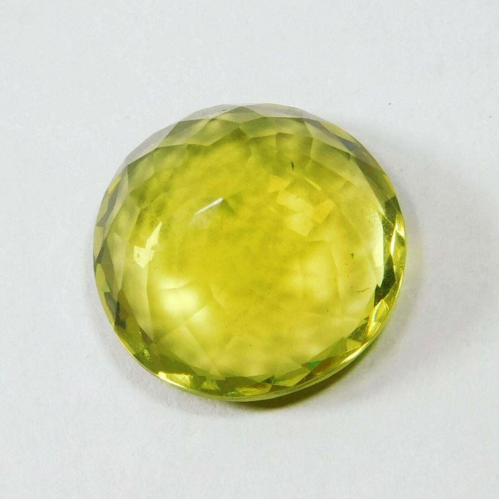 9 Ct Natural   Round Cut Loose Gemstone Yellow Topaz  Brazilian Gems