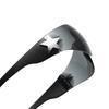 Y2K Millennium Euro American Eye Glasses Frameless Five-star All-in-one Pilot Sunglasses Women New Spice Sun Visor Sunglasses For Women men
