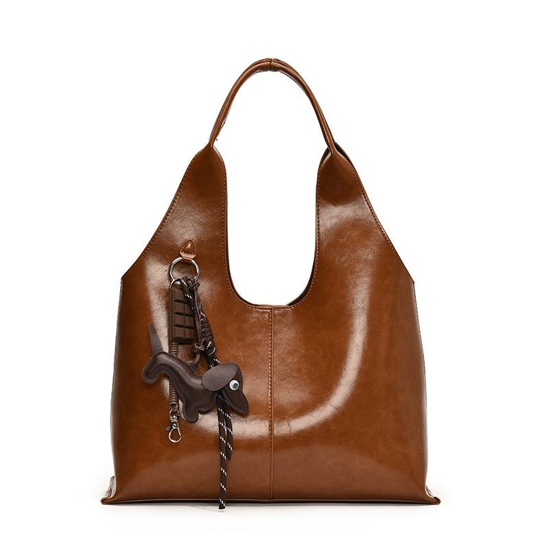 Retro Simple Commuter Underarm Bag Women's Bag Autumn New Large-capacity Simple Shoulder Tote Bag