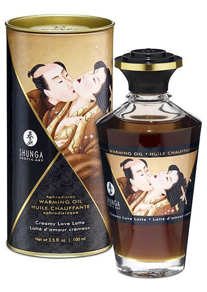 Huile de massage Chauffante Aphrodisiaque - LAIT D'AMOUR 100 ml - Shunga - Huile de Massage