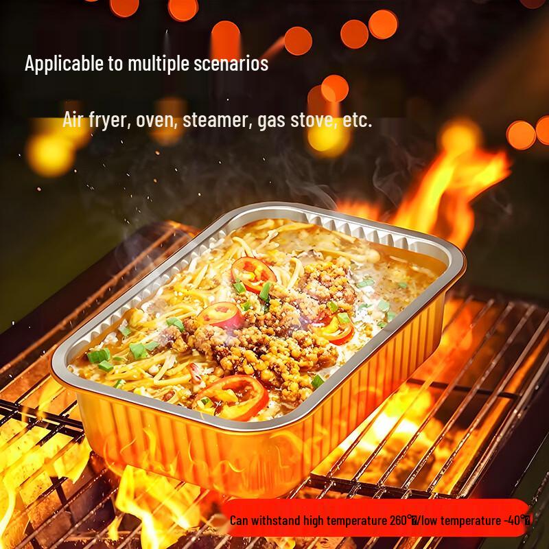 Sealable Aluminum Foil Takeaway Containers with Lids