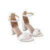 Shoetopia Girls Girls-Hn-1550 White Heeled Sandal - 6 Uk (Girls-Hn-1550-White)