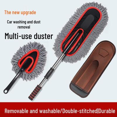 Car Duster and Wax Mop Brush - Multipurpose Cleaning Tool for Vehicles
