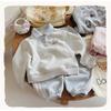Boys Girls Autumn New Kids Clothes Baby Sweatshirt Pants 2 Piece Set Trendy Children Outfit