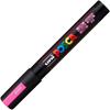 Marqueur - POSCA - PC5M - Rose Fluo - Pointe Conique Moyenne - Opaque - Mixte