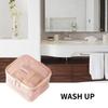 1 3Pcs Makeup Bag Mesh Handbag Portable Cosmetic Organizer Zipper Storage Pouch for Travel Purse and Lipstick