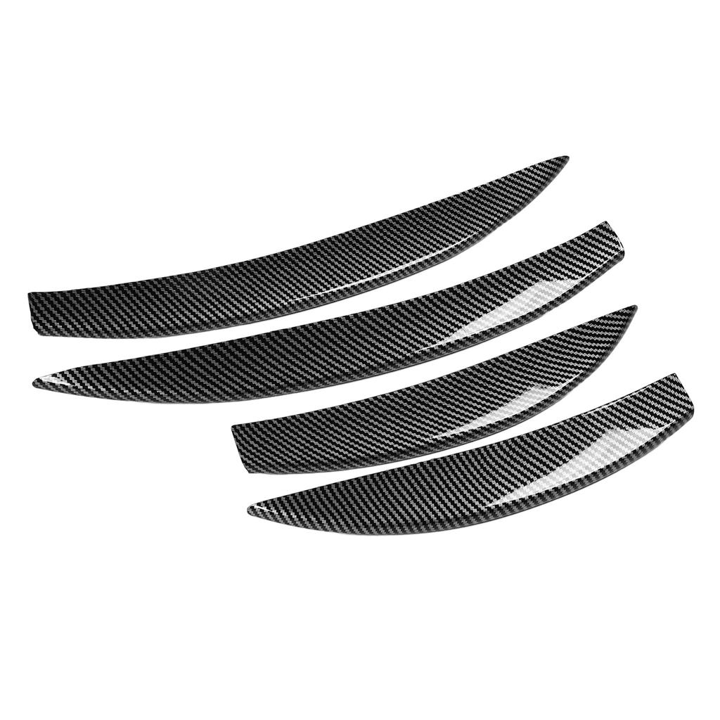 1 Pair Front Bumper Splitter Grille Trim Stylish Look Spoiler Diffuser Grille Trim Strip Replacement for   E‑Class W214  ‑Line 2024 and Later