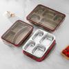 304 Stainless Steel Bento Lunch Box With PP Lid,Sealed Compartments Adult Lunch Box,Children's Student Kindergarten Meal Plate