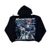 2026 Y2K Streetwear Zip-Up Hoodie Unisex Oversized Pullover Casual Long Sleeve Sweatshirt