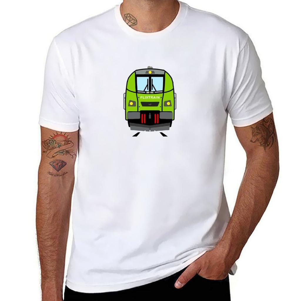 FlixTrain Talgo 230 T-Shirt Luxury Man Designer Shirts Rapper Graphic Tees Mens Fashion