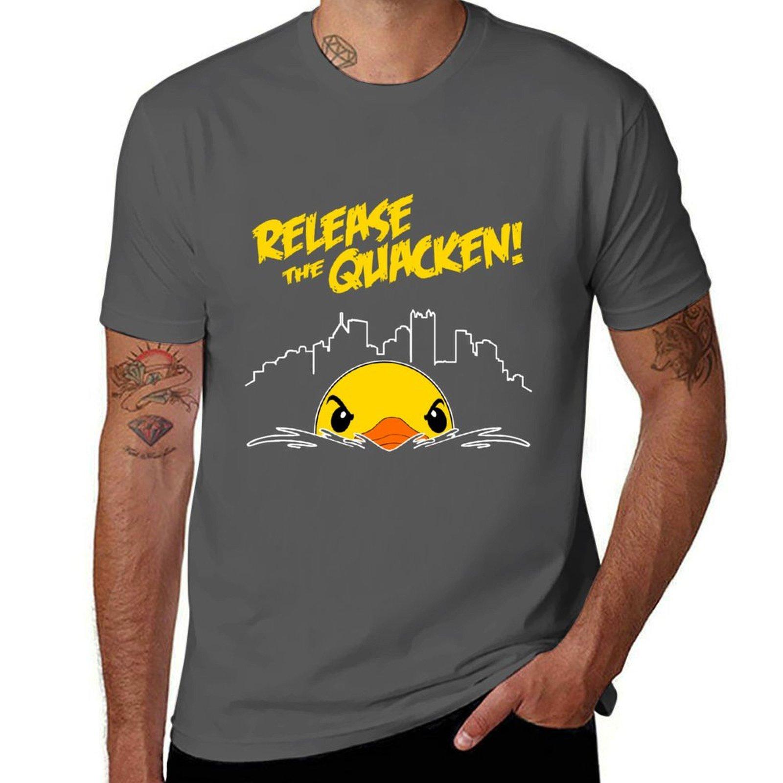 

Release The Quacken TShirt Running Performance Short Sleeve Tee 4XL