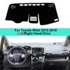 Car Inner Dashboard Cover Dash Mat Carpet For Toyota  2010 - 2018 Dashmat Sun Shade 2017 2016 2015 2014 2013 2012 2011