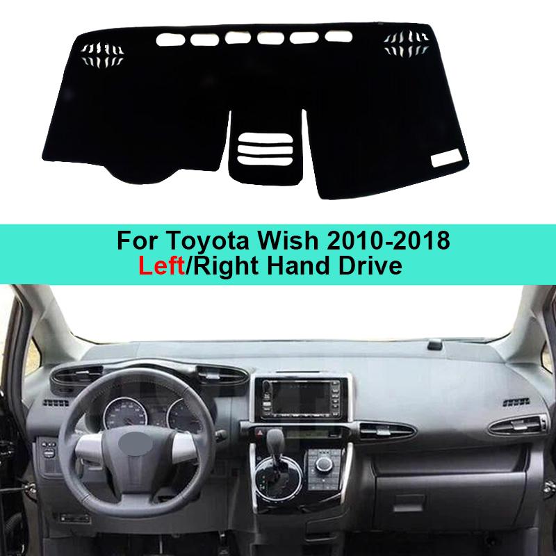 Car Inner Dashboard Cover Dash Mat Carpet For Toyota  2010 - 2018 Dashmat Sun Shade 2017 2016 2015 2014 2013 2012 2011
